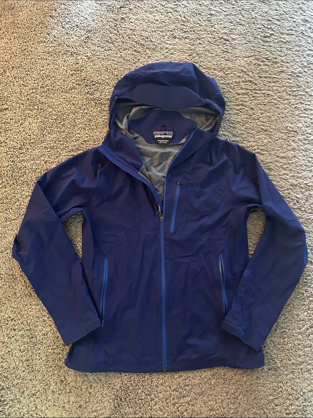 Patagonia Women’s Rain Jacket in Deep Purple-Blue